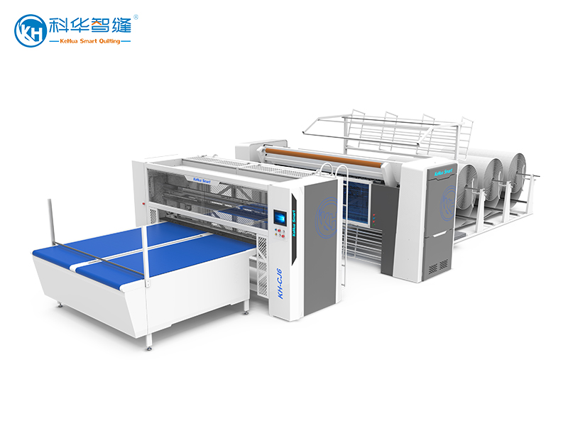 KH-420+KH-CJ6   Hi-speedMulti-needleQuiltingMachine + CuttingMachine